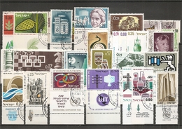 Israel ( Lot De Timbres Divers Différents Oblitérés Avec TABS Complets) - Collections, Lots & Séries