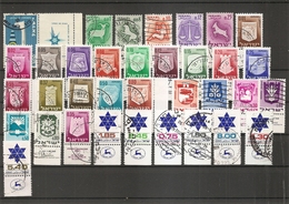 Israel ( Lot De Timbres Divers Différents Oblitérés Avec TABS Complets) - Colecciones & Series