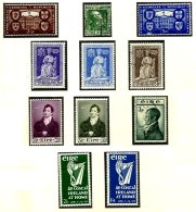 IRELAND, Commemoratives, Yv 110/20, */** MLH/MNH, F/VF, Cat. € 60 - Neufs