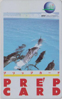RARE Carte Prépayée JAPON - ANIMAL - DAUPHIN - DOLPHIN JAPAN Prepaid Card - DELFIN Karte - 584 - Dauphins