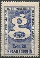 LSJP BRAZIL INTERNATIONAL CONGRESS OF GEOGRAPHY 1956 - Unused Stamps
