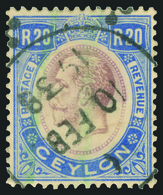 O Ceylon - Lot No.597 - Ceylon (...-1947)