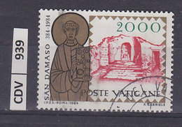 VATICANO  1984	San Damaso Papa L. 2000 Usato - Oblitérés