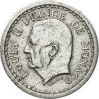 Monnaie, Monaco, Louis II, 2 Francs, Undated (1943), Poissy, TTB, Aluminium - 1922-1949 Louis II