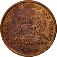 Monnaie, TRINIDAD & TOBAGO, Cent, 2000, Franklin Mint, TTB, Bronze, KM:29 - Trinité & Tobago