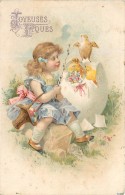 Joyeuses Paques , Carte Gaufrée , * 262 38 - Easter