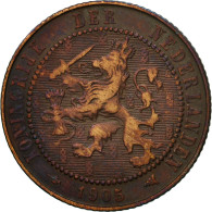 Monnaie, Pays-Bas, Wilhelmina I, 2-1/2 Cent, 1905, TB+, Bronze, KM:134 - 2.5 Cent