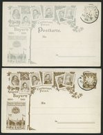 BAYERN PP10C9/11C6 BRIEF, Privatpost: 1806-1906, 2 Und 3 Pf. Wappen Centenar-Feier, Bayrische Jubiläums-Ausstellung Nürn - Andere & Zonder Classificatie