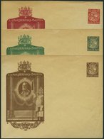 BAYERN PU 31/2,34 BRIEF, Privatpost: 1914, 3, 5 Und 10 Pf. Wappen Ludwig III. König V. Bayern, Ungebraucht, 3 Prachtumsc - Andere & Zonder Classificatie