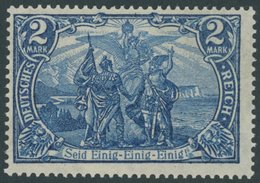 Dt. Reich 95AII **, 1916, 2 M. Kriegsdruck, Gezähnt A, Postfrisch, Pracht, Gepr. Jäschke, Mi. 420.- - Used Stamps