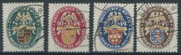 Dt. Reich 398-401 O, 1926, Nothilfe, Prachtsatz, Mi. 160.- - Usati