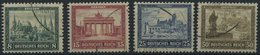 Dt. Reich 446-49 O, 1930, Einzelmarken Aus Block IPOSTA, Satz Feinst/Pracht, Mi. 560.- - Usati