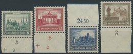 Dt. Reich 450-53 **, 1930, Nothilfe, Postfrischer Prachtsatz, Mi. 140.- - Usados