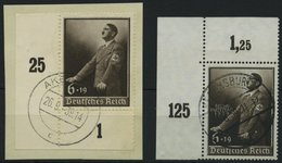 Dt. Reich 694 BrfStk,701 O , 1939, 6 Pf. Tag Der Arbeit Und Reichsparteitag, 2 Bogenecken, Pracht - Otros & Sin Clasificación