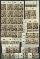 Dt. Reich 739-42 **, 1940, Leipziger Frühjahrsmesse, 50 Sätze, Meist In Bogenteilen, Pracht, Mi. 500.- - Otros & Sin Clasificación