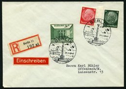 Dt. Reich 743 BRIEF, 1940, 24 Pf. Briefmarkenausstellung Mit Zusatzfrankatur Auf Einschreibbrief, Sonderstempel Vom 29.3 - Otros & Sin Clasificación