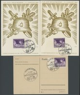 Dt. Reich 811 BRIEF, 1942, 6 Pf. Tag Der Briefmarke, 3 Ersttagsbelege Mit Verschiedenen Sonderstempeln, Pracht - Sonstige & Ohne Zuordnung