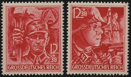 Dt. Reich 909/10 **, 1945, SA Und SS, Pracht, Mi. 90.- - Other & Unclassified