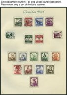 SAMMLUNGEN O,BrfStk , 1933-45, Alte Gestempelte Sammlung Mit Mittleren Werten, Sätzen Und Blocks, Fast Nur Prachterhaltu - Used Stamps