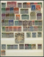 SAMMLUNGEN, LOTS O, 1921-23, 66 Verschiedene Gestempelte Kleinere Und Mittlere Werte Inflation, Meist Feinst/Pracht, All - Gebruikt