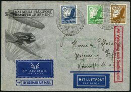 KATAPULTPOST 214c BRIEF, 22.9.1935, &quot,Bremen&quot, - Southampton, Deutsche Seepostaufgabe, Brief Feinst - Cartas & Documentos