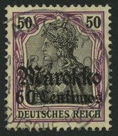 DP IN MAROKKO 53I O, 1911, 60 C. Auf 50 Pf., Friedensdruck, Stempel TANGER B (CC), Pracht, R! - Marocco (uffici)