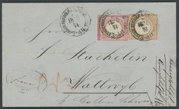 DP TÜRKEI V 19,21a BRIEF, 15.5.1874, 1 Gr. Größere Marke (16L!) Und 21/2 Gr. Großer Brustschild Auf Brief über VARNA-DON - Deutsche Post In Der Türkei