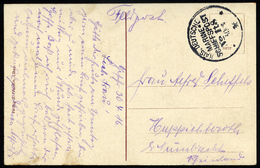 MSP VON 1914 - 1918 118 (16. T-Boots-Halbflottille), 30.4.1916, Feldpost-Ansichtskarte, Pracht - Marittimi