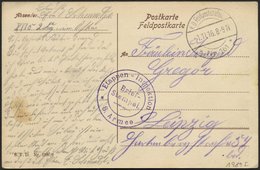 DT. FP IM BALTIKUM 1914/18 K.D. FELDPOSTSTATION NR. 161 **, 1.11.16, Auf Ansichtskarte (Russ. Bauernhaus) Nach Leipzig,  - Lettonie