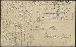 DT. FP IM BALTIKUM 1914/18 K.D. FELDPOSTEXP. 76. RESERVE DIV. C, 31.5.16, Auf Ansichtskarte (Miss. Kuje-Befestigte Seen) - Lettland