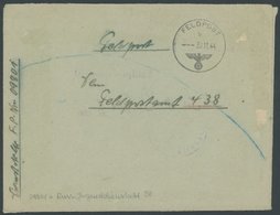 FELDPOST II. WK BELEGE 1944, Feldpostbrief Der Russischen Jugenddienstabteilung 38, Feldpost-Nr. 09801, An Das Feldposta - Besetzungen 1938-45