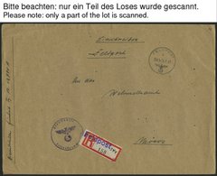 FELDPOST II. WK BELEGE 13 Verschiedene Feldpost-Einschreibbriefe, Pracht - Occupazione 1938 – 45