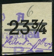 GROSSRÄSCHEN-VORLÄUFER V 22IU O, 1945, 6 Pf. Wertziffer Schwarz Statt Rot, Ungezähnt, Pracht, Gepr. Dr. Arenz, Mi. 400.- - Postes Privées & Locales