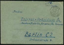 ALL. BES. GEBÜHR BEZAHLT ALTHEIM über LANDSHUT (BAY), 18.2.46, L1 Gebühr Bezahlt, Brief Feinst - Altri & Non Classificati