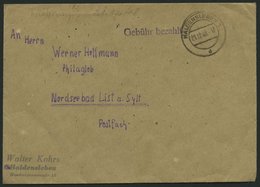 ALL. BES. GEBÜHR BEZAHLT HALDENSLEBEN 1, 21.12.48, Violetter L1 Gebühr Bezahlt, Brief Feinst - Sonstige & Ohne Zuordnung