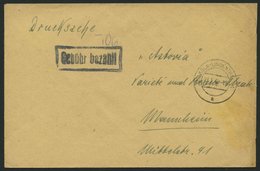 ALL. BES. GEBÜHR BEZAHLT KÖLN-LINDENTHAL, 24.6.46, R1 Gebühr Bezahlt, Drucksachenbrief, Feinst - Altri & Non Classificati