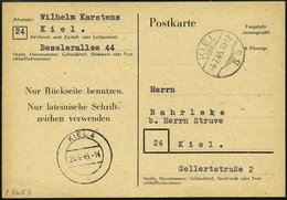 ALL. BES. AUFBRAUCHAUSGABEN P 768II BRIEF, 1945, 6 Pfe. Schwarz Auf Hellsämisch, Type II, Pracht, Mi. 100.- - Other & Unclassified