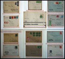 THÜRINGEN 92-99 BRIEF, Saubere Briefsammlung Von 116 Belegen Der Freimarkenausgabe, Alle Mit Viel Sachverstand Nach Papi - Autres & Non Classés