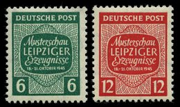 WEST-SACHSEN 124/5X **, 1945, Musterschau, Wz. 1X, Pracht, Mi. 65.- - Otros & Sin Clasificación