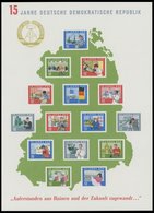 DDR Bl. 19 (*), 1964, Block 15 Jahre DDR, Pracht - Gebraucht