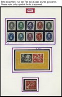 SAMMLUNGEN **, 1949-90, Postfrische Komplette Sammlung DDR In 3 Bänden, Bis Auf Einige Wenige Werte Der Ersten Jahre (u. - Collections