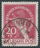 BERLIN 69 O, 1949, 20 Pf. Währungsgeschädigte, Pracht, Gepr. D. Schlegel, Mi. 190.- - Altri & Non Classificati