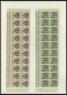 ENGROS 242-49 Paar **, 1964/5, Bauten, 10 Waagerechte Paare Im Bogenteil Vom Oberrand!, Pracht, Mi. 650.- - Colecciones