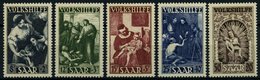 SAARLAND 267-71 **, 1949, Volkshilfe, Prachtsatz, Mi. 110.- - Other & Unclassified