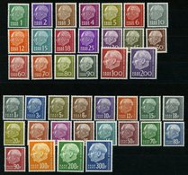 SAARLAND 380-99,409-428 **, 1957, Heuss I Und II, 2 Prachtsätze, Mi. 80.- - Otros & Sin Clasificación