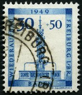 BADEN 41A O, 1949, 30 Pf. Freiburg, Pracht, Gepr. Straub, Mi. 60.- - Andere & Zonder Classificatie