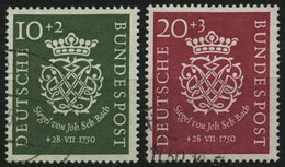 BUNDESREPUBLIK 121/2 O, 1950, Bach, Pracht, Mi. 100.- - Usados