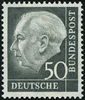 BUNDESREPUBLIK 189 **, 1954, 50 Pf. Heuss, Pracht, Gepr. Schlegel, Mi. 200.- - Oblitérés