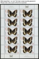 BUNDESREPUBLIK 2500-03KB **, 2005, Schmetterlinge Im Kleinbogensatz, Pracht, Mi. 90.- - Gebraucht