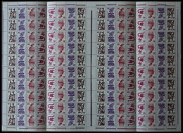 ZUSAMMENDRUCKE MHB 18 **, 1972, Markenheftchenbogen Unfallverhütung, Pracht, Mi. 200.- - Used Stamps